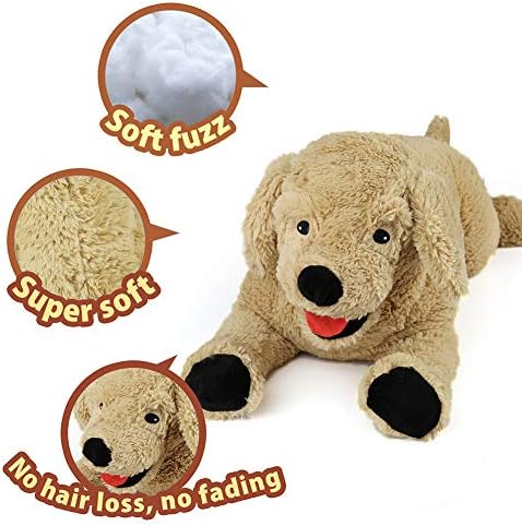 LotFancy 26 Cuddly Golden Retriever Plush Toy