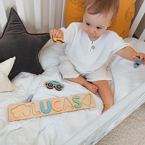 Personalized Wooden Name Puzzle for Baby 1