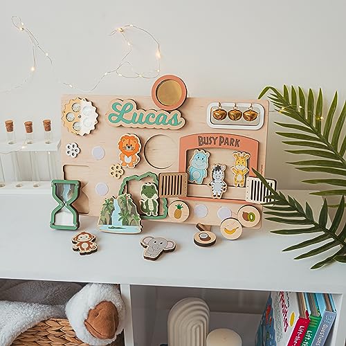 Personalized Busy Board with Childs Name
