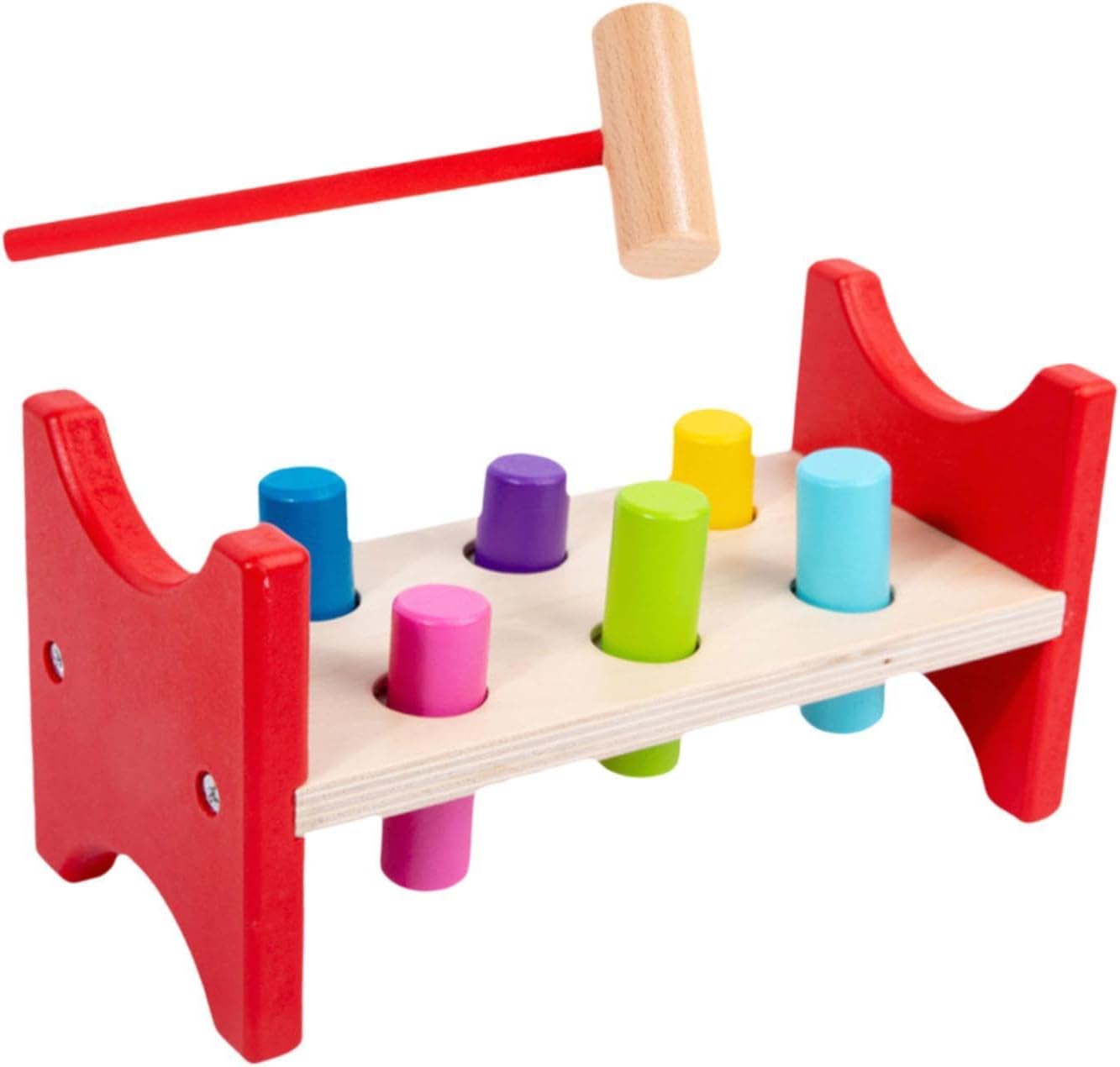 DYNWAVE Wooden Hammering Toy for Toddlers