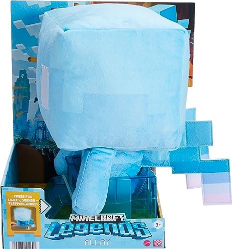 Mattel Minecraft Allay Plush with Lights and Sounds