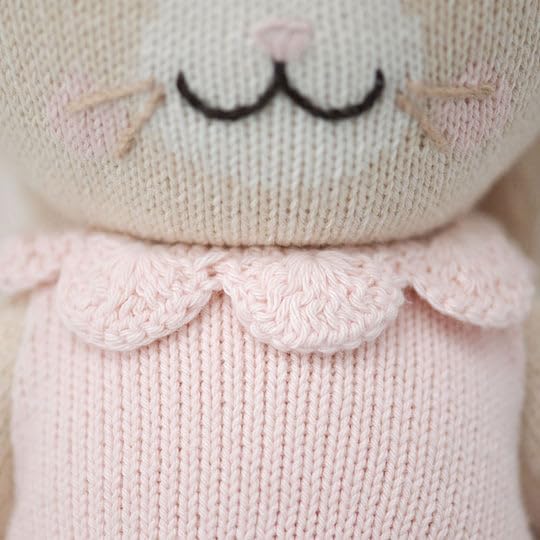 Cuddle Kind Hannah the Bunny Blush Regular 20 Hand-Knit Doll