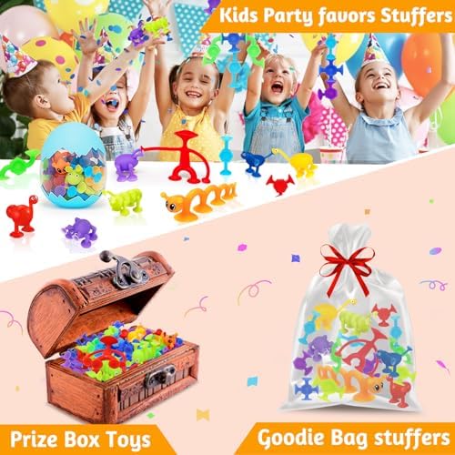 32 PCS Suction Cup Bath Toys for Kids 2 Years