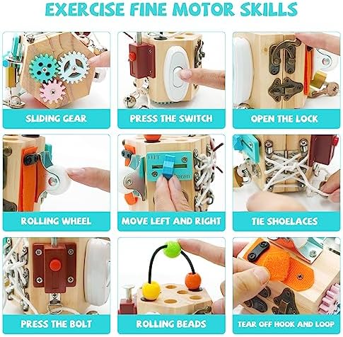 Ark Miido 15-in-1 Busy Cube for Kids