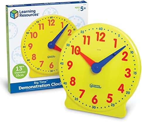 Learning Resources Big Time Learning Clock for Ages 5 1