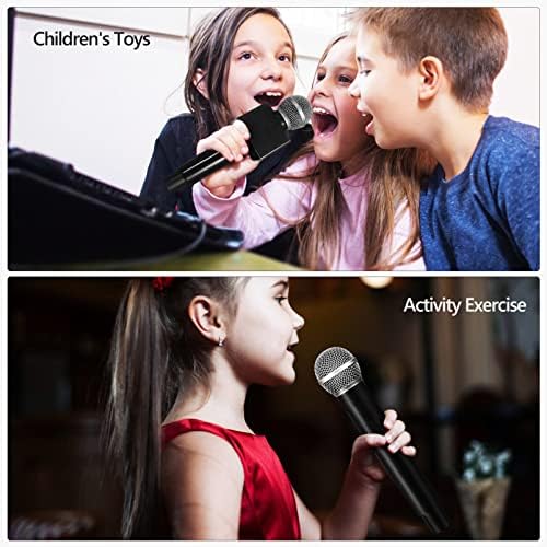 TOYANDONA Fake Microphone Prop Black