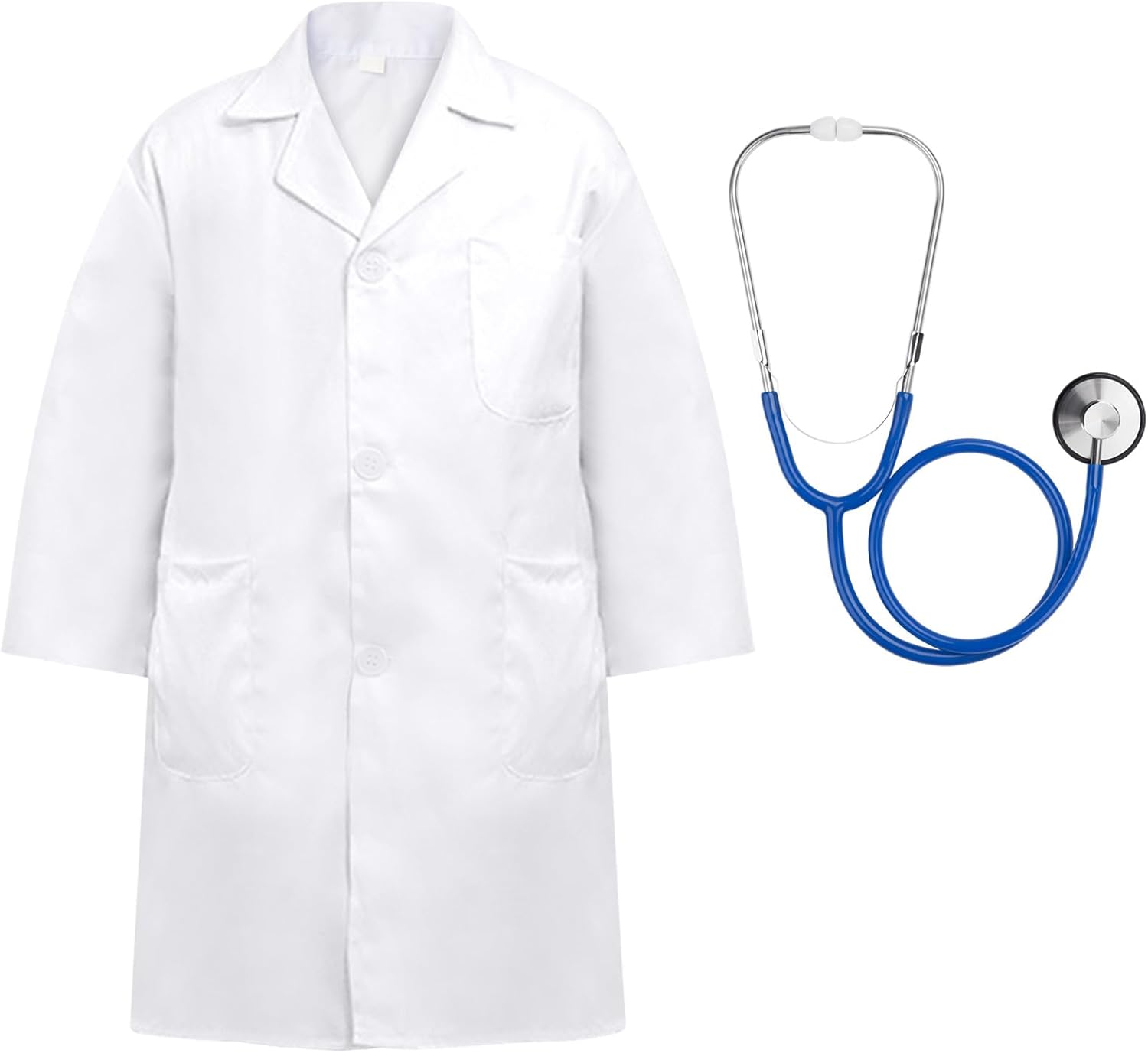 ERDOGLY Doctor Costume for Kids Toddler Lab Coat with Stethoscope