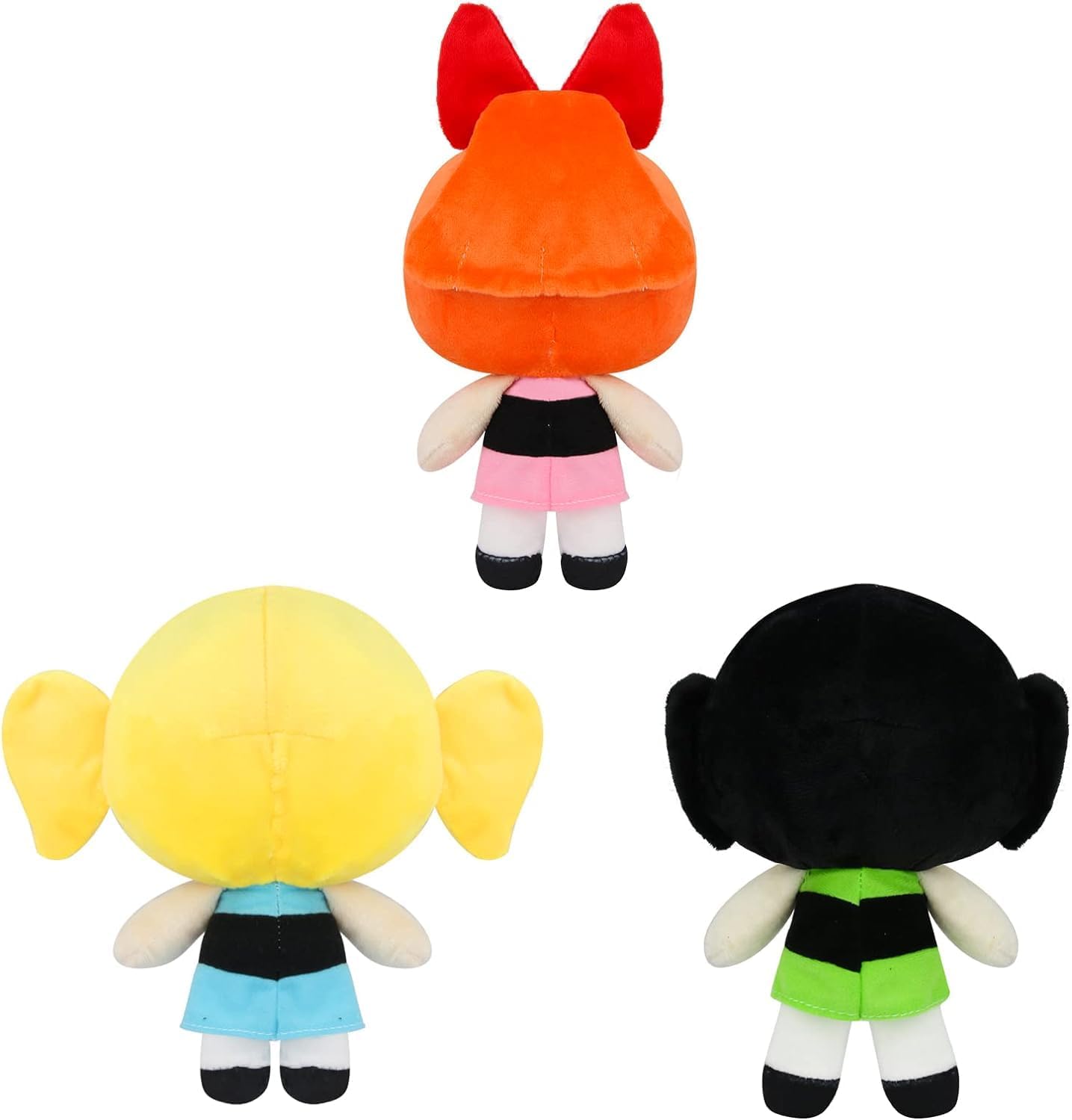 3Pcs 8 Inch Movie Police Girl Plush Figure Dolls