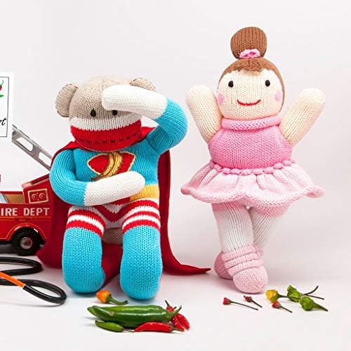 ZUBELS Baby Girls 12-Inch Plush Bella The Ballerina Toy