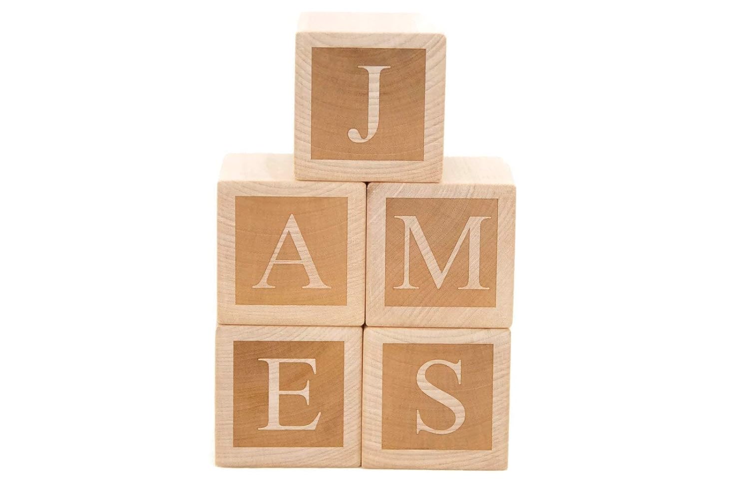 Letter Baby Blocks - Personalized Name Blocks by Little Wooden Wonders
