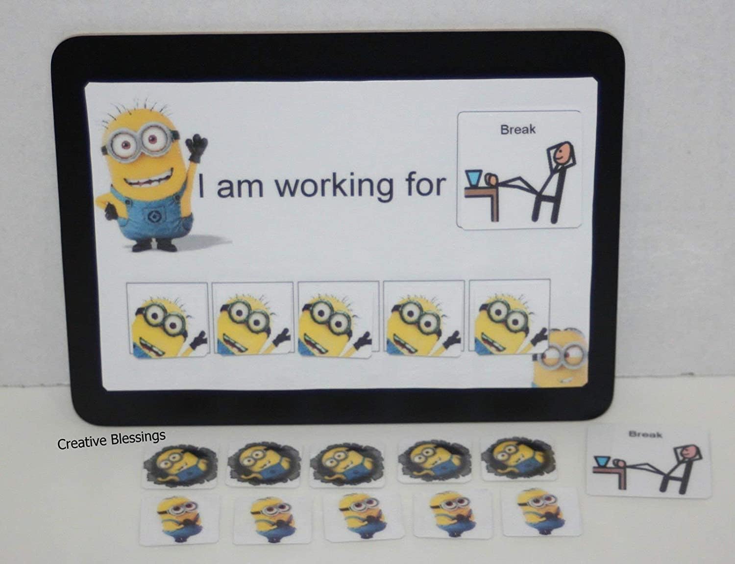 Creative Blessings Token Reward Board for Autism and ADHD