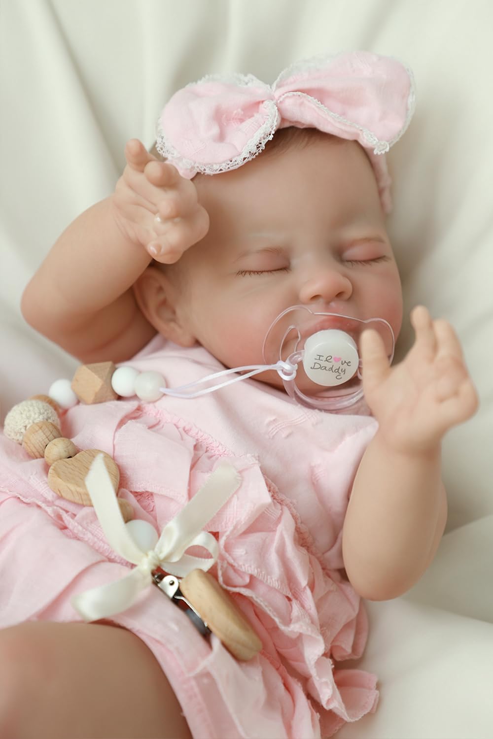 WOOROY 20 Inch Realistic Newborn Girl Baby Doll