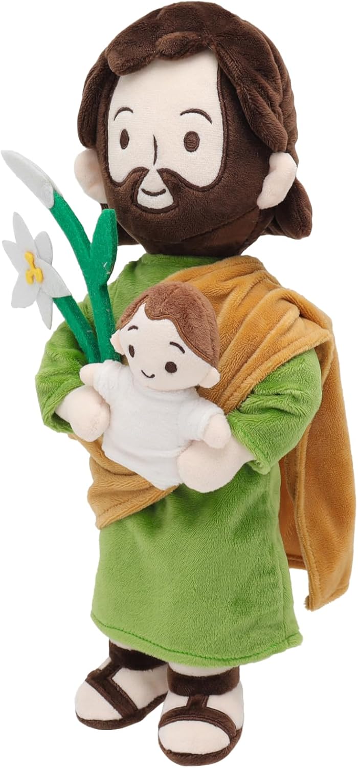 Yelakey St Joseph Plush Jesus Doll Christian Gift
