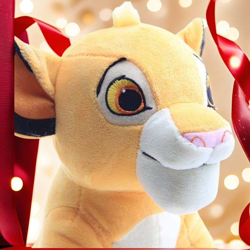 Secret Castle Yellow Lion Plush Toy - 28cm Lifelike Stuffed Animal