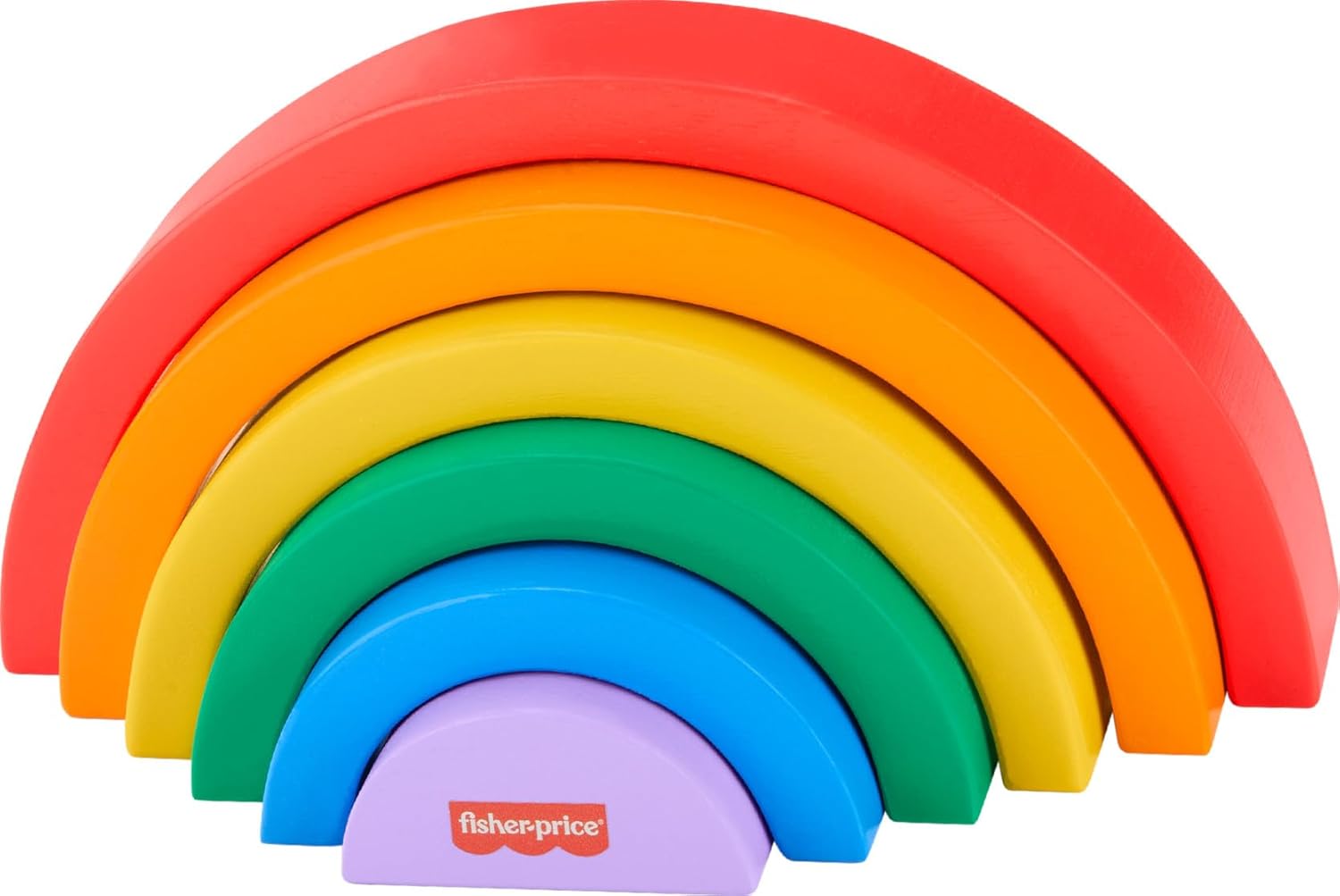 Fisher-Price Stacking Rainbow Blocks for Toddlers