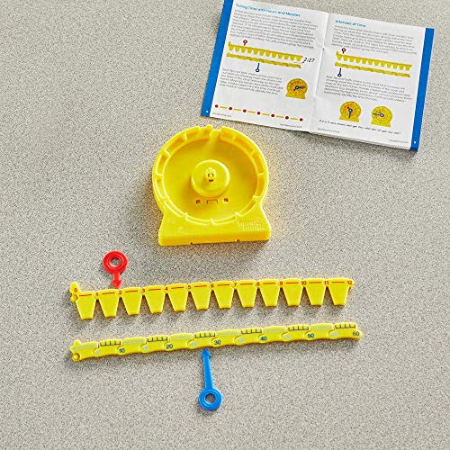 Hand2Mind NumberLine Clock Set of 6
