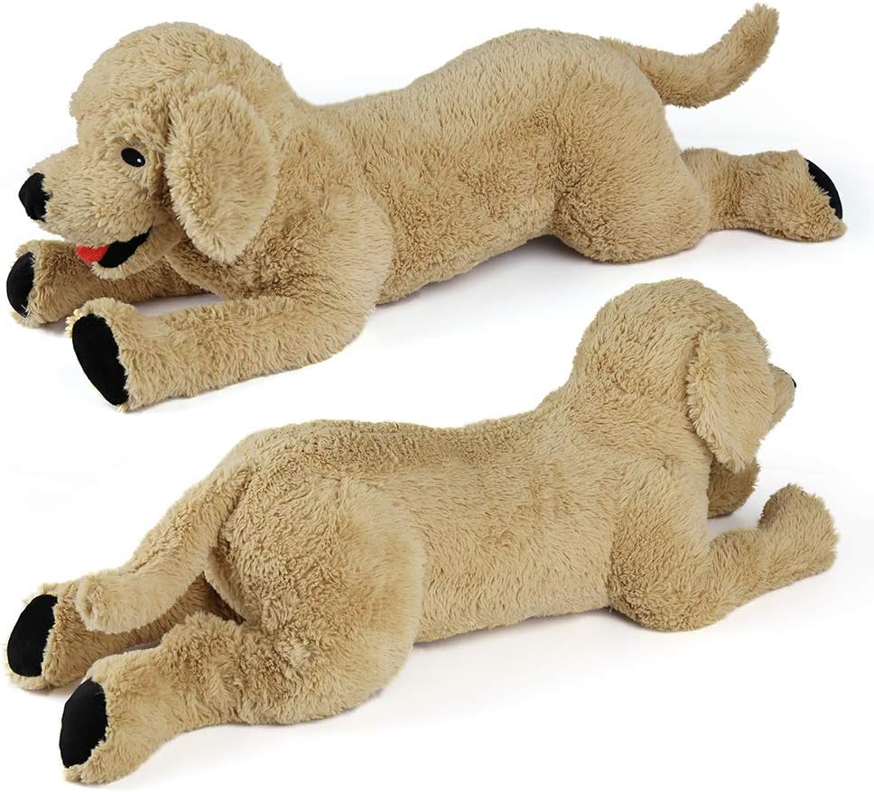 LotFancy 26 Cuddly Golden Retriever Plush Toy