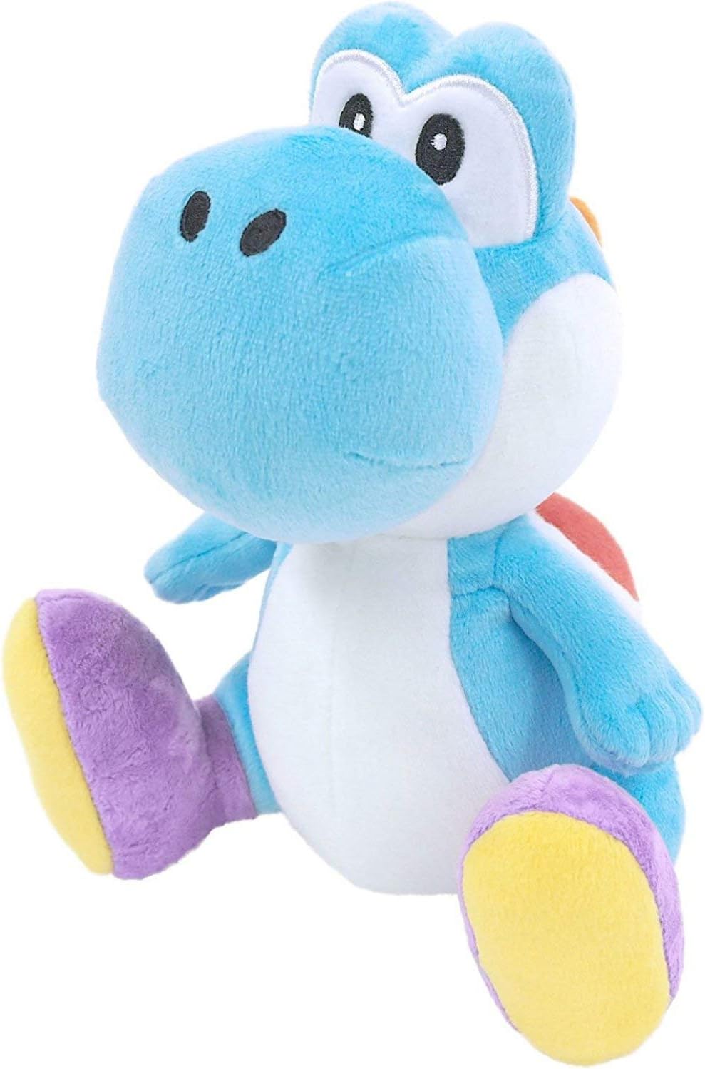 Little Buddy 1219 Super Mario Light Blue Yoshi Plush Toy 7 Inches