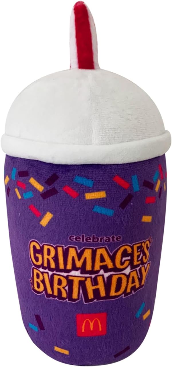 VAOUX Grimace Plush Toy - Shake Yellow Hat Stuffed Animal 1