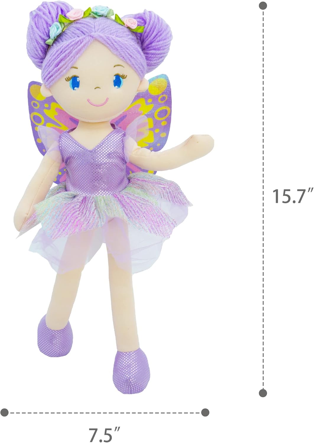 June Garden 16 Enchanted Fairy Doll Yaritza - Purple Wings and Outfit