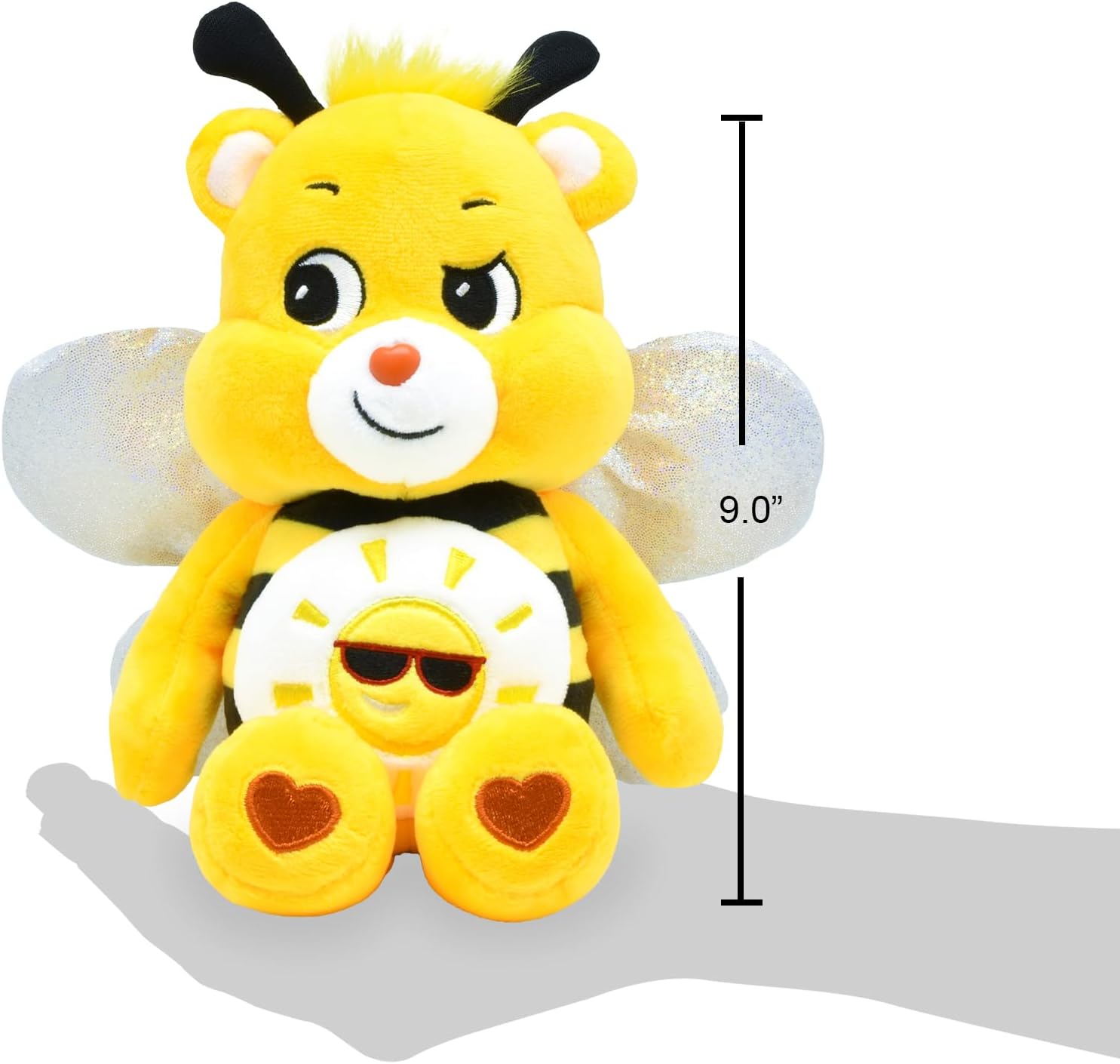 Care Bears Spring Theme Funshine Bear Plush - 9 Inch Cuddly Stuffed Animal