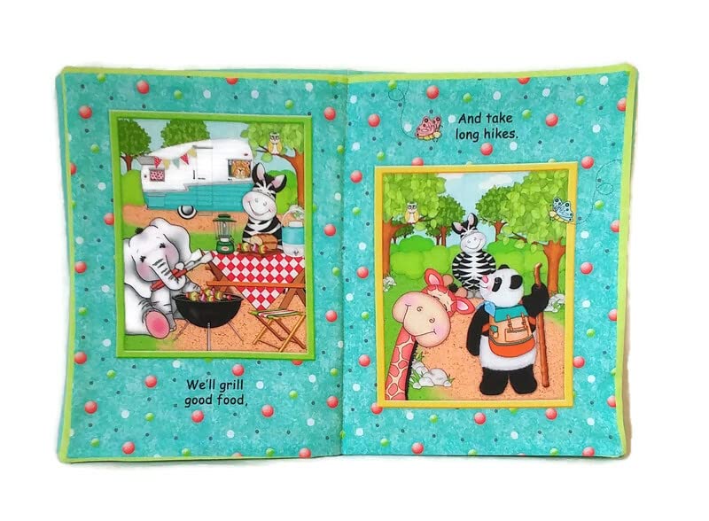 Lets Go Camping Cloth Book for Kids