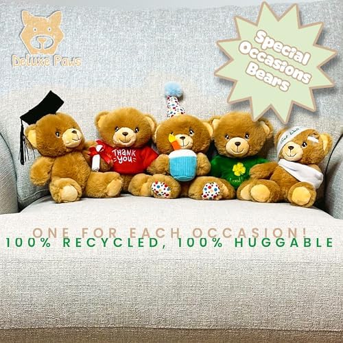 Deluxe Paws Eco Plush Graduation Bear 100 Recycled