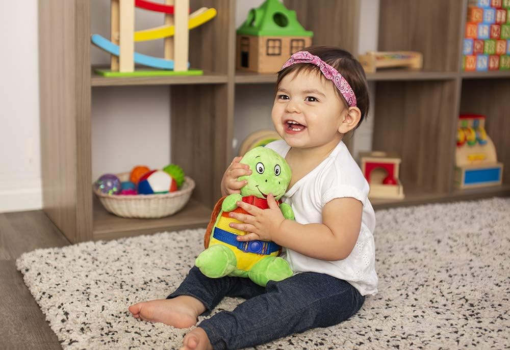 Bucky Turtle Stuffed Animal Montessori Toy for Toddlers 1