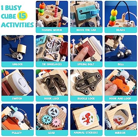 Ark Miido 15-in-1 Busy Cube for Kids