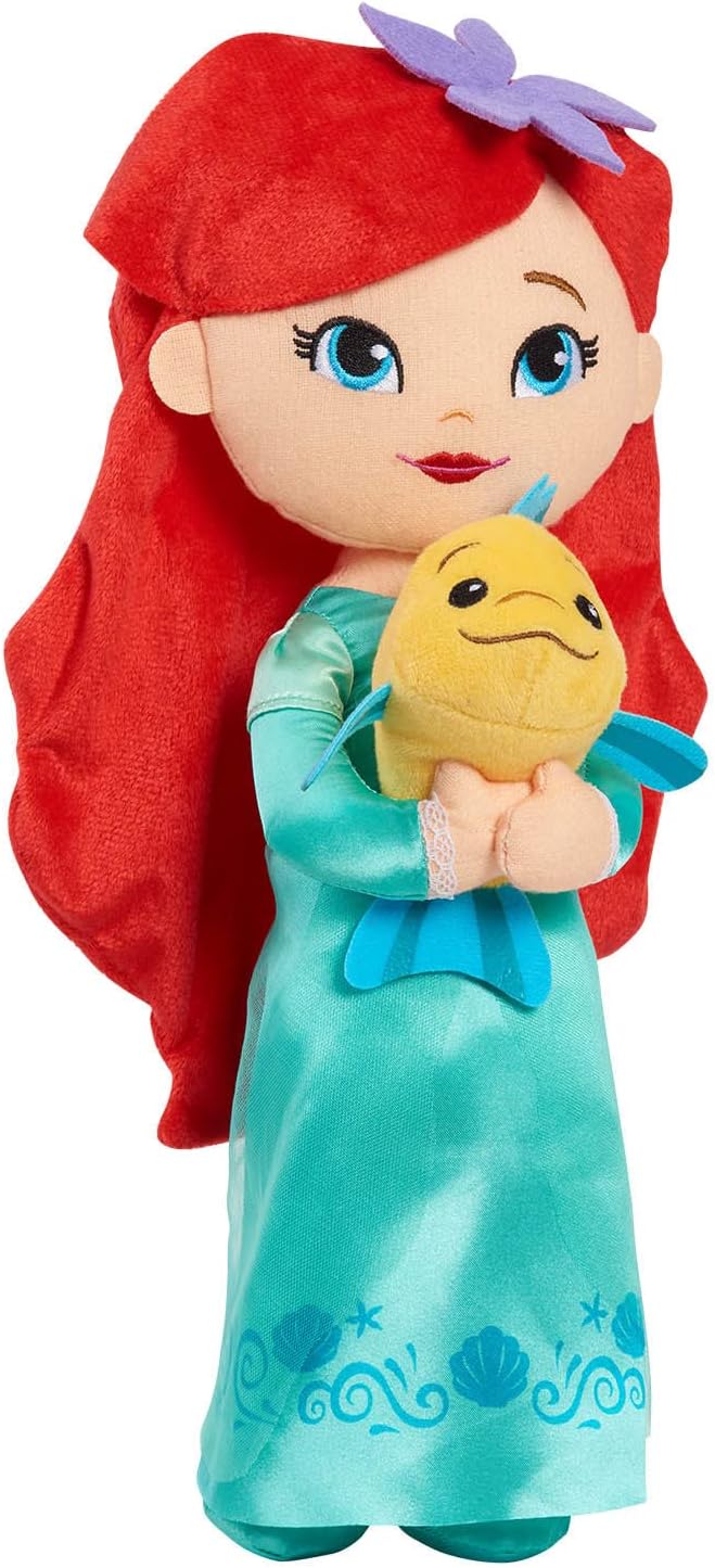 Disney Princess Lil Friends Ariel Flounder 14-inch Plush Doll 1