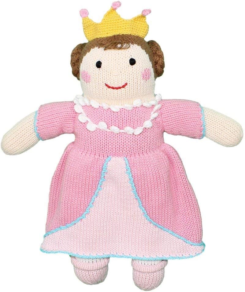 ZUBELS Baby Girls Milly The Princess 12-Inch Plush Doll