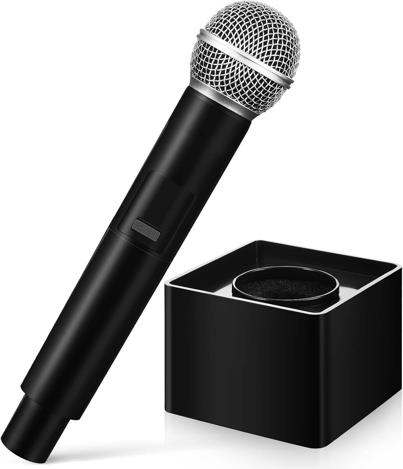 TOYANDONA Fake Microphone Prop Black