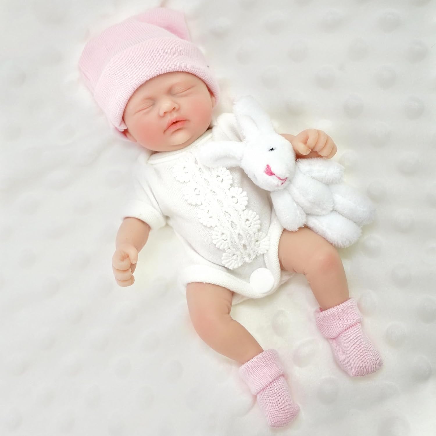 Mire Mire 7 Inch Reborn Baby Silicone Doll