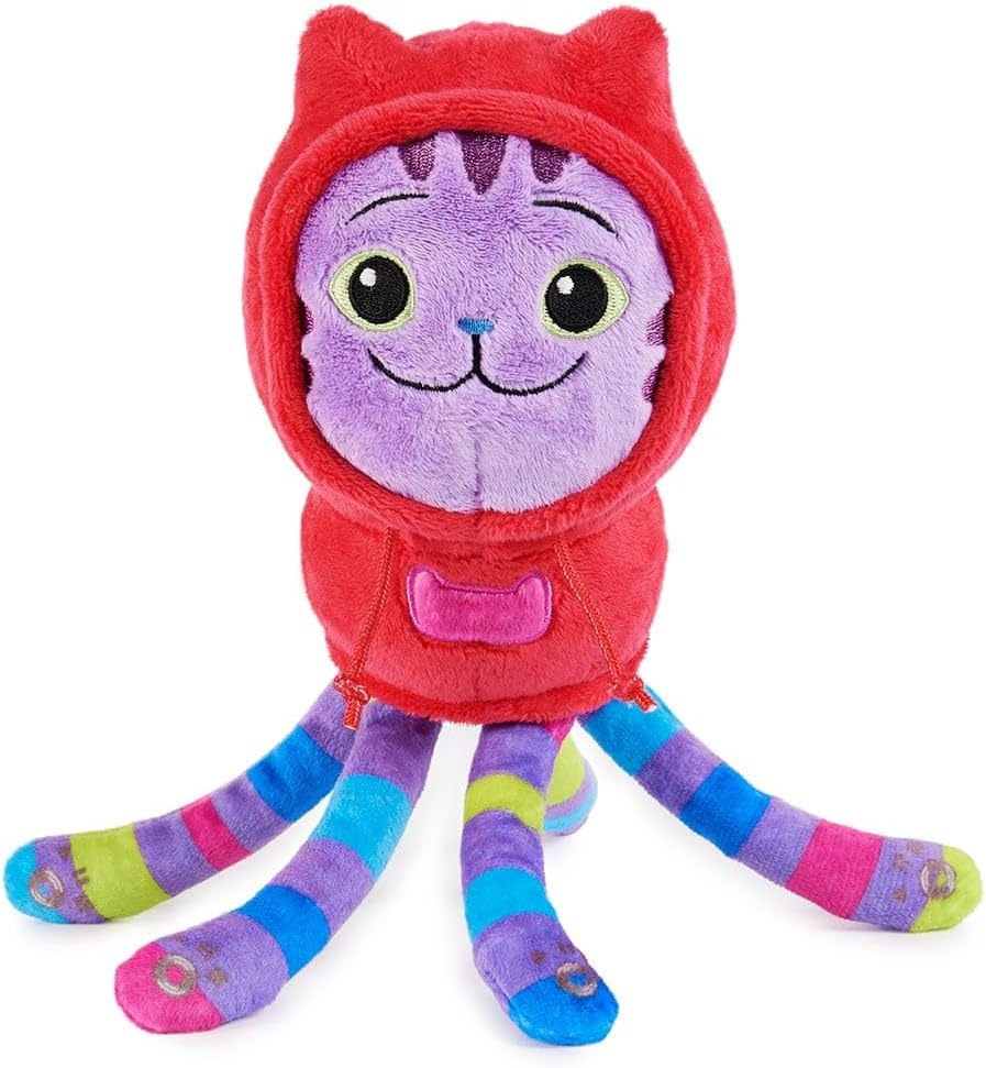 Gabbys Dollhouse Purr-ific Plush DJ Catnip 10 Inches