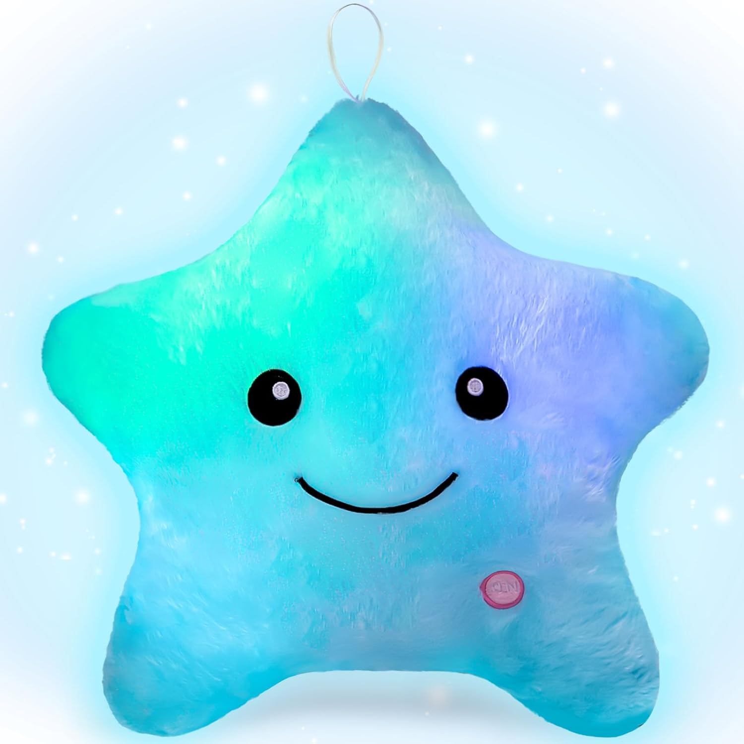 Subao Twinkle Star Plush Pillow Light Up Toy for Kids with Autism