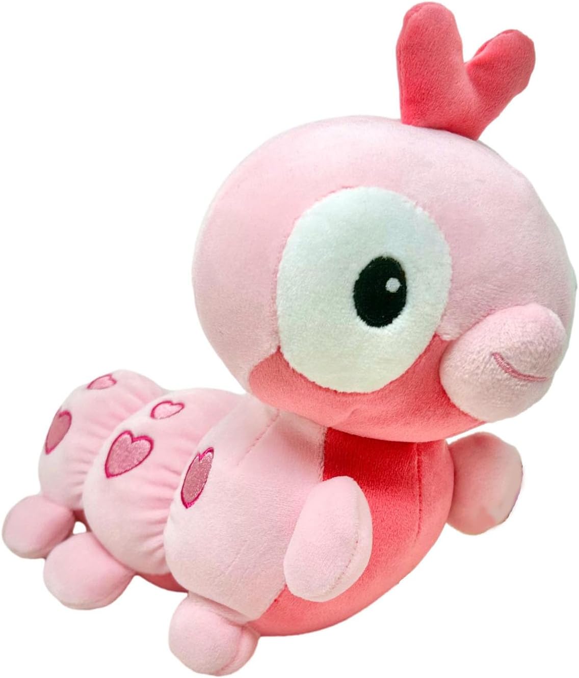 Fiesta Toys Personalized Pink Caterpillar Plush Stuffed Animal - Valentines Day Gift