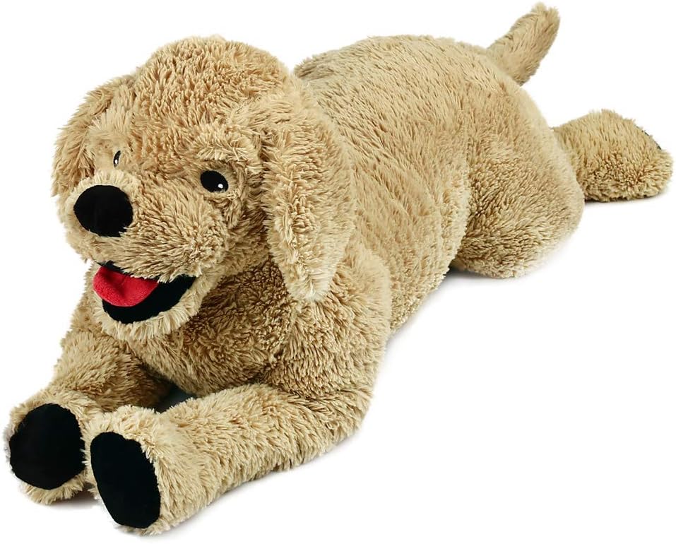 LotFancy 26 Cuddly Golden Retriever Plush Toy