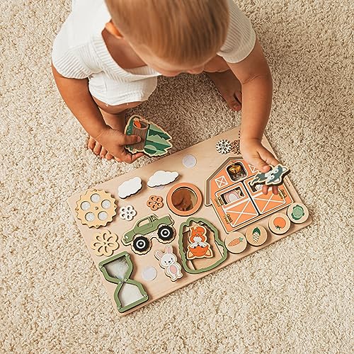 Personalized Busy Board with Childs Name