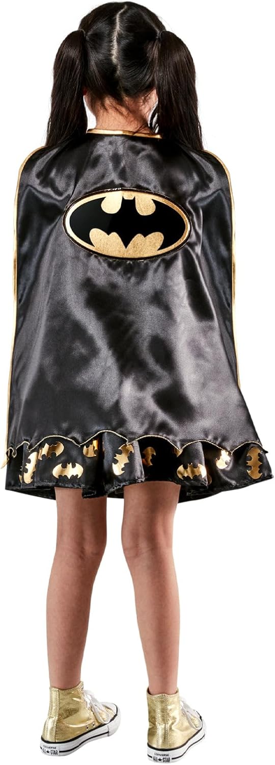 Rubies Girls Batgirl Costume Dress with Cape and Mask