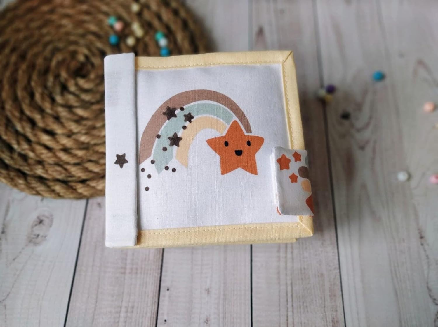 Quiet Felt Baby Book for Fine Motor Skills