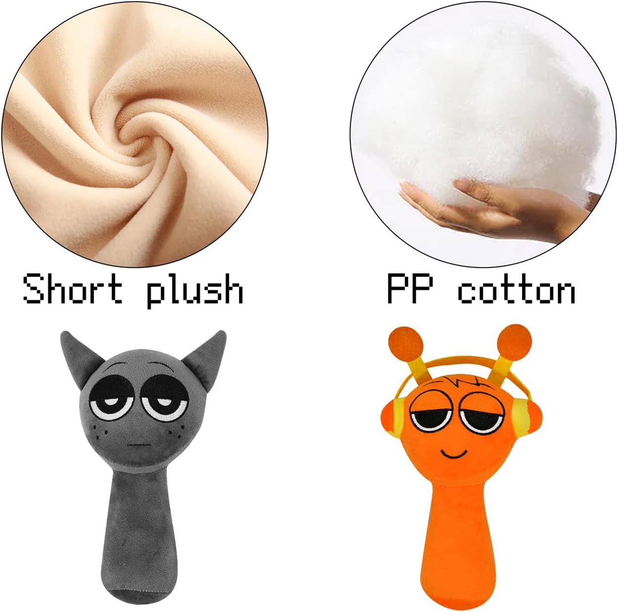 Sprunki Plush Horror Game Figures for Adult Kids and Fans