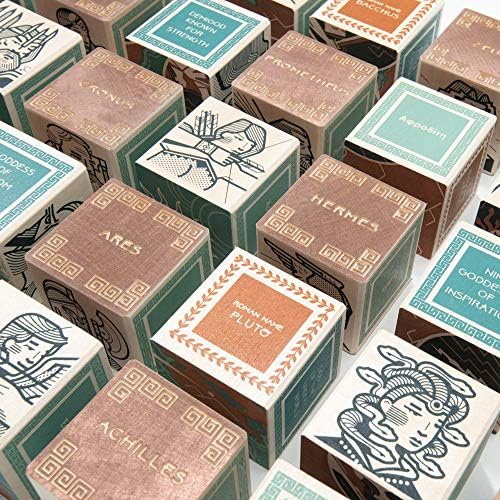 Uncle Goose Greek Mythology Blocks - USA Made