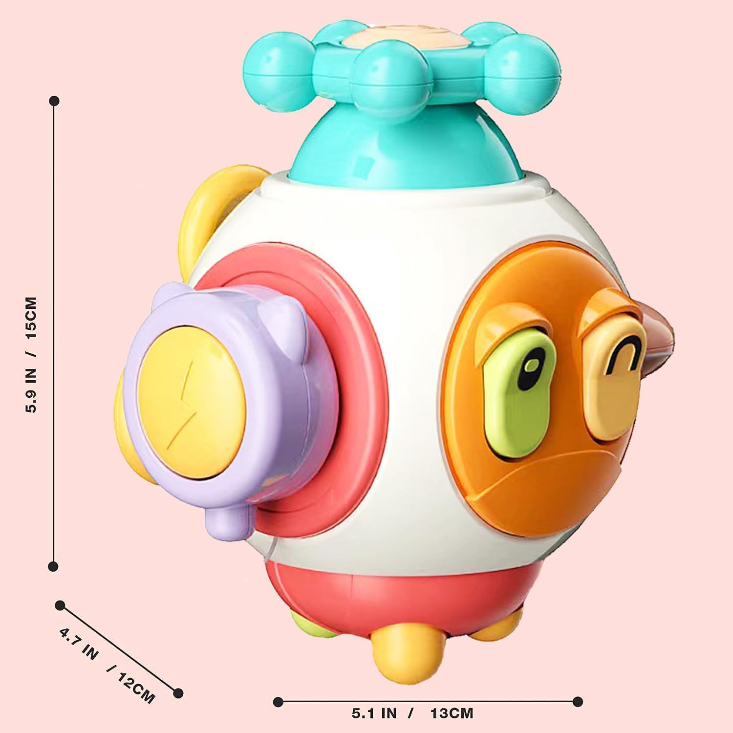 Busy Cube Montessori Toy for 18M Toddlers