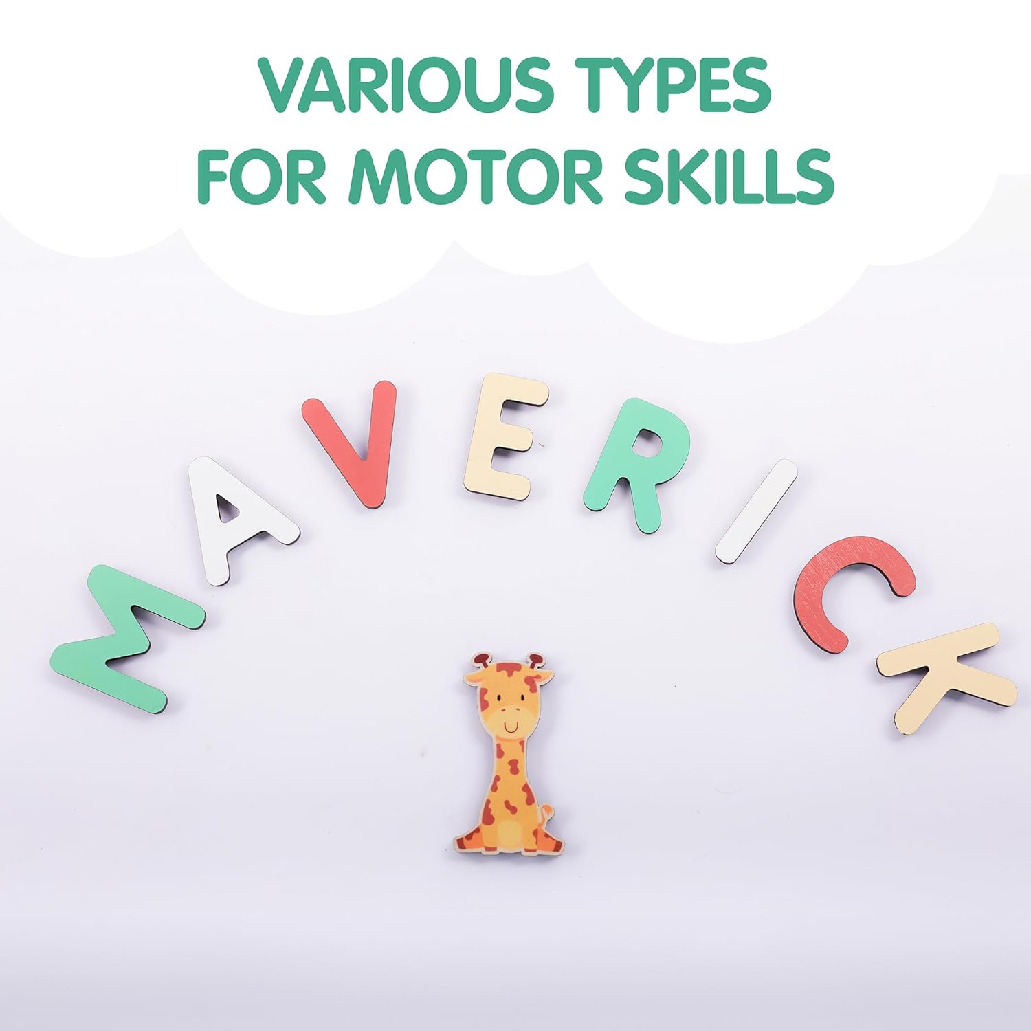 Custom Name Puzzle for Toddlers - Montessori Wooden Busy Board