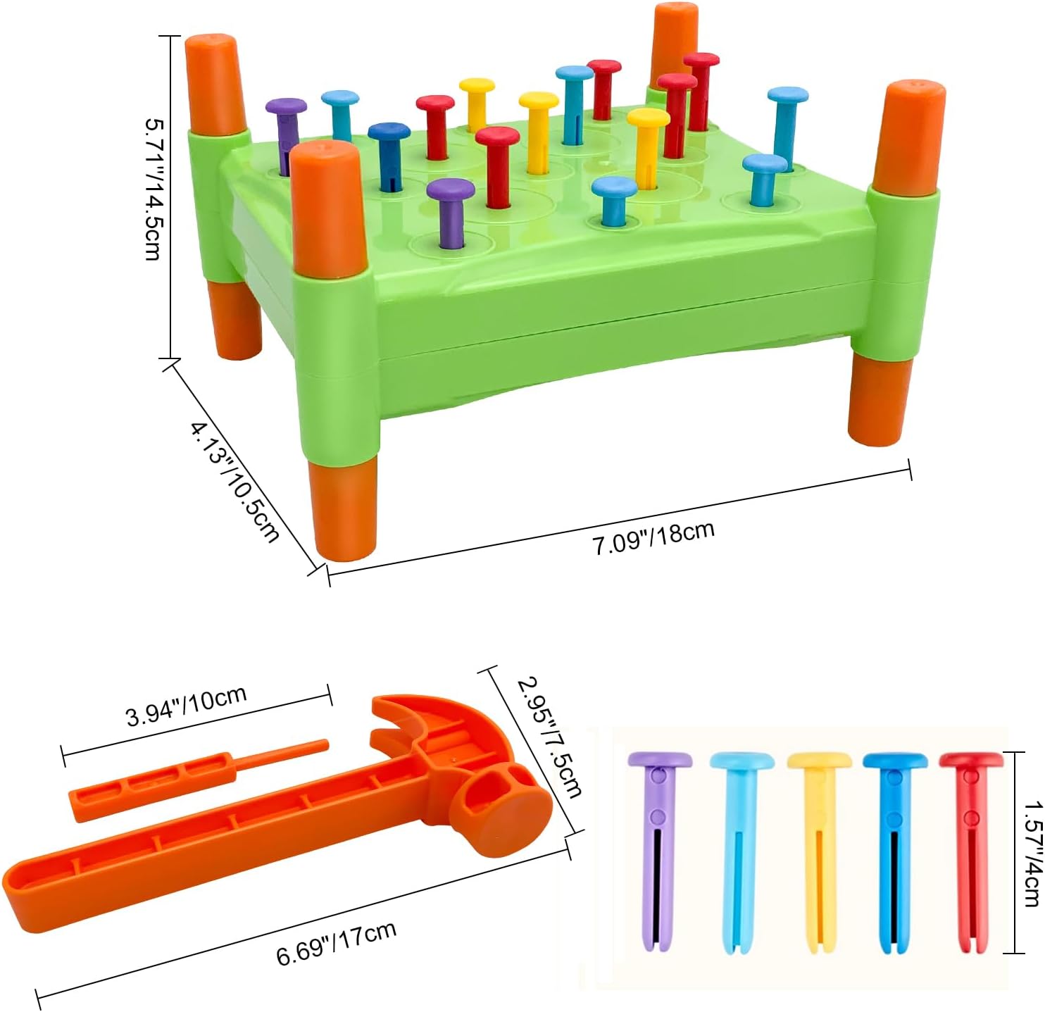 Baby Workbench Pounding Hammer Toy for Toddlers