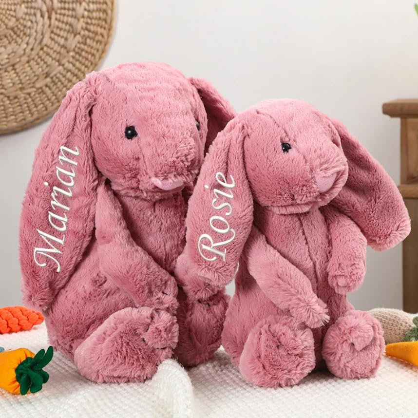 Personalized Easter Bunny Plush with Name 1