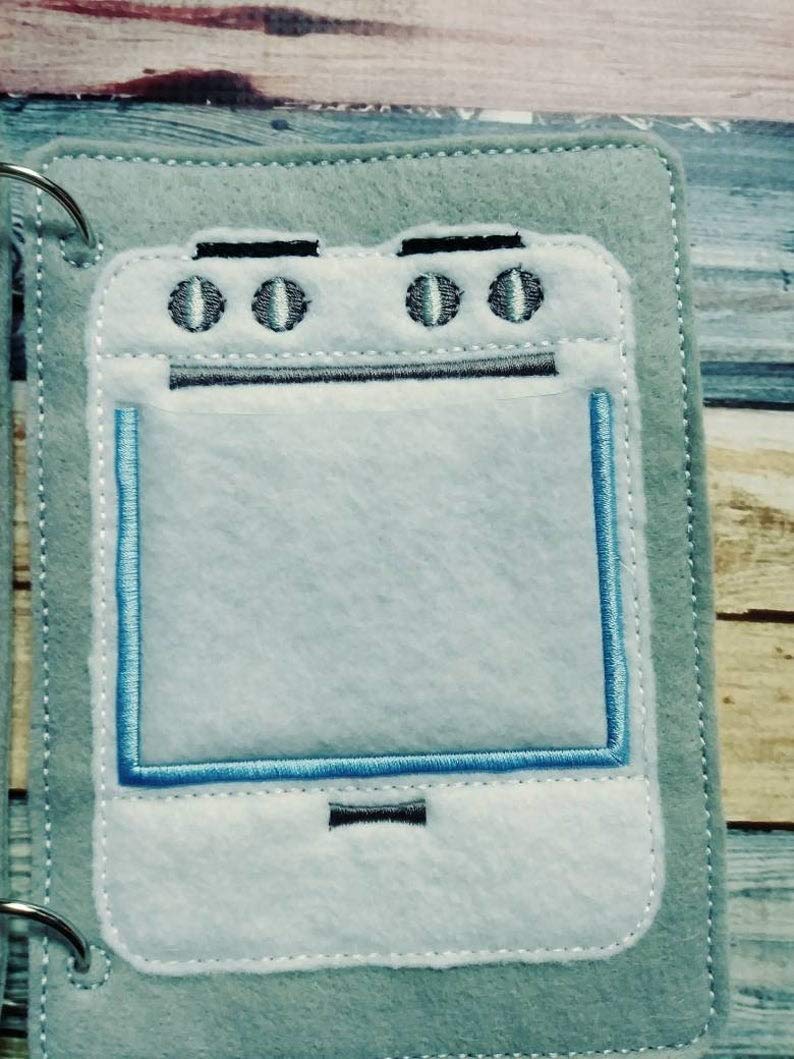 Counting Cookies Felt Quiet Book Page for Kids 1