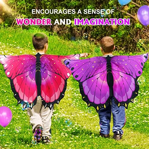 iROLEWIN Butterfly Wings for Kids Costume Play Toy