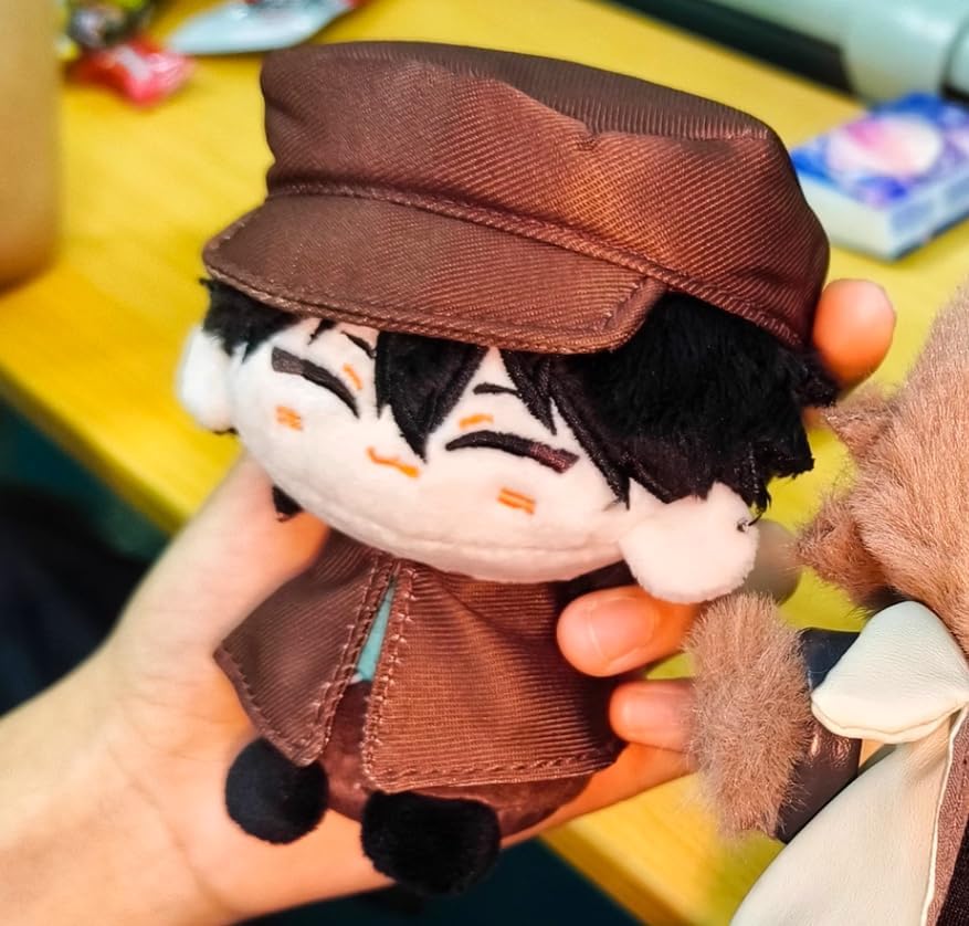 KILA MILA Anime Plush Doll Dazai Osamu Mini Pendant Keychain