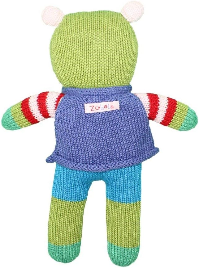 Baby Freddy The Frog Hand-Knit Plush Doll Toy